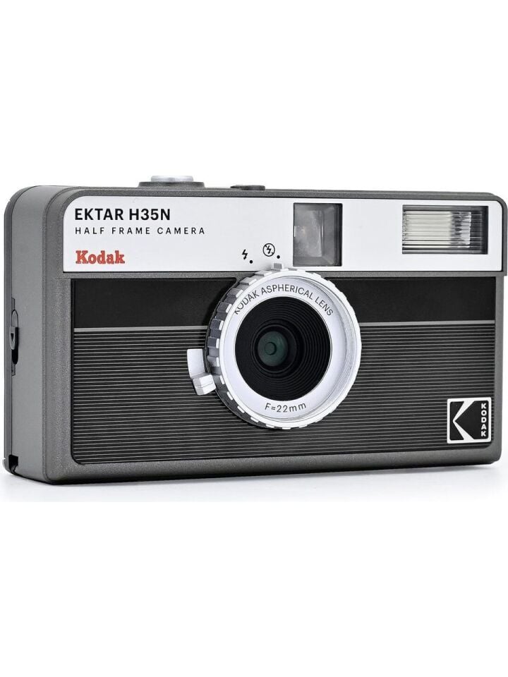 Kodak Ektar H35N 35mm Filmli Fotoğraf Makinesi Çizgili Siyah