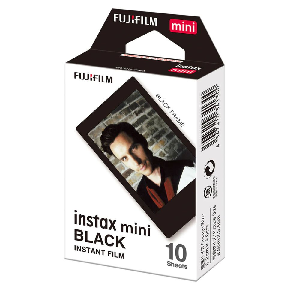 Instax Mini 10'lu Film Black Edition