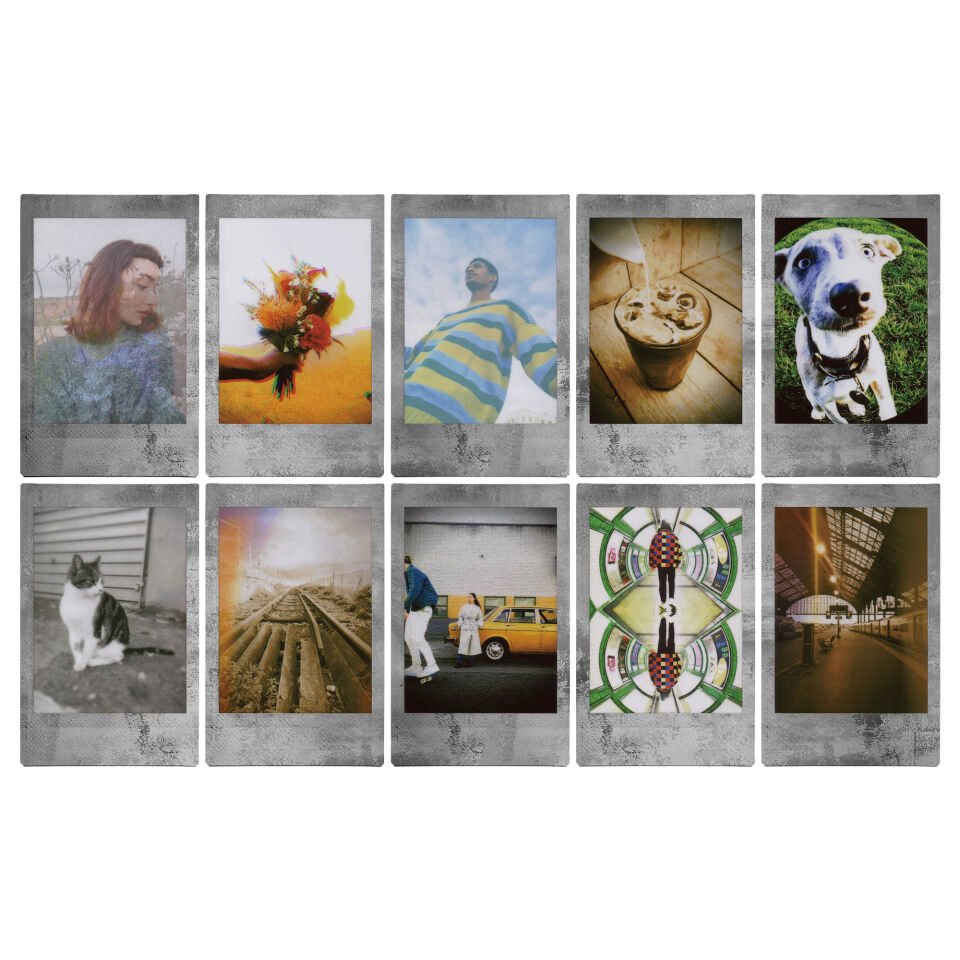 Instax Mini 10'lu Film Stone Gray