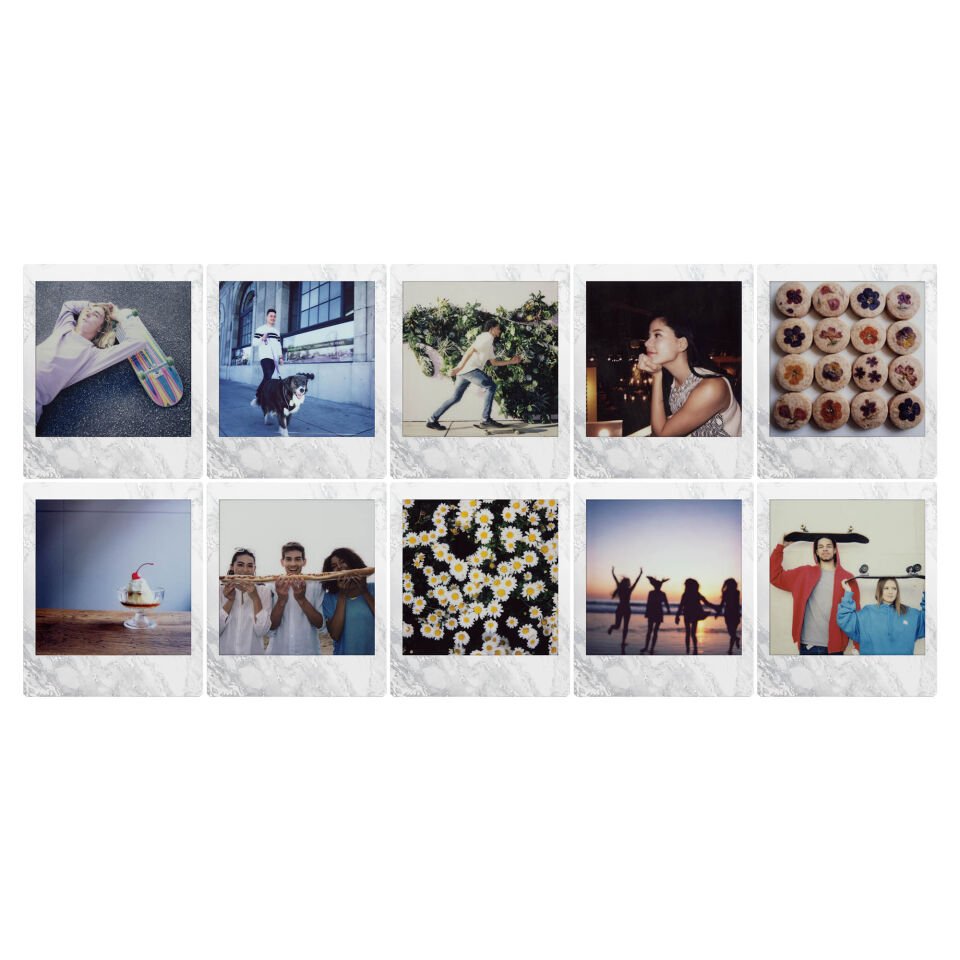 Instax Square 10'lu Film White Marble