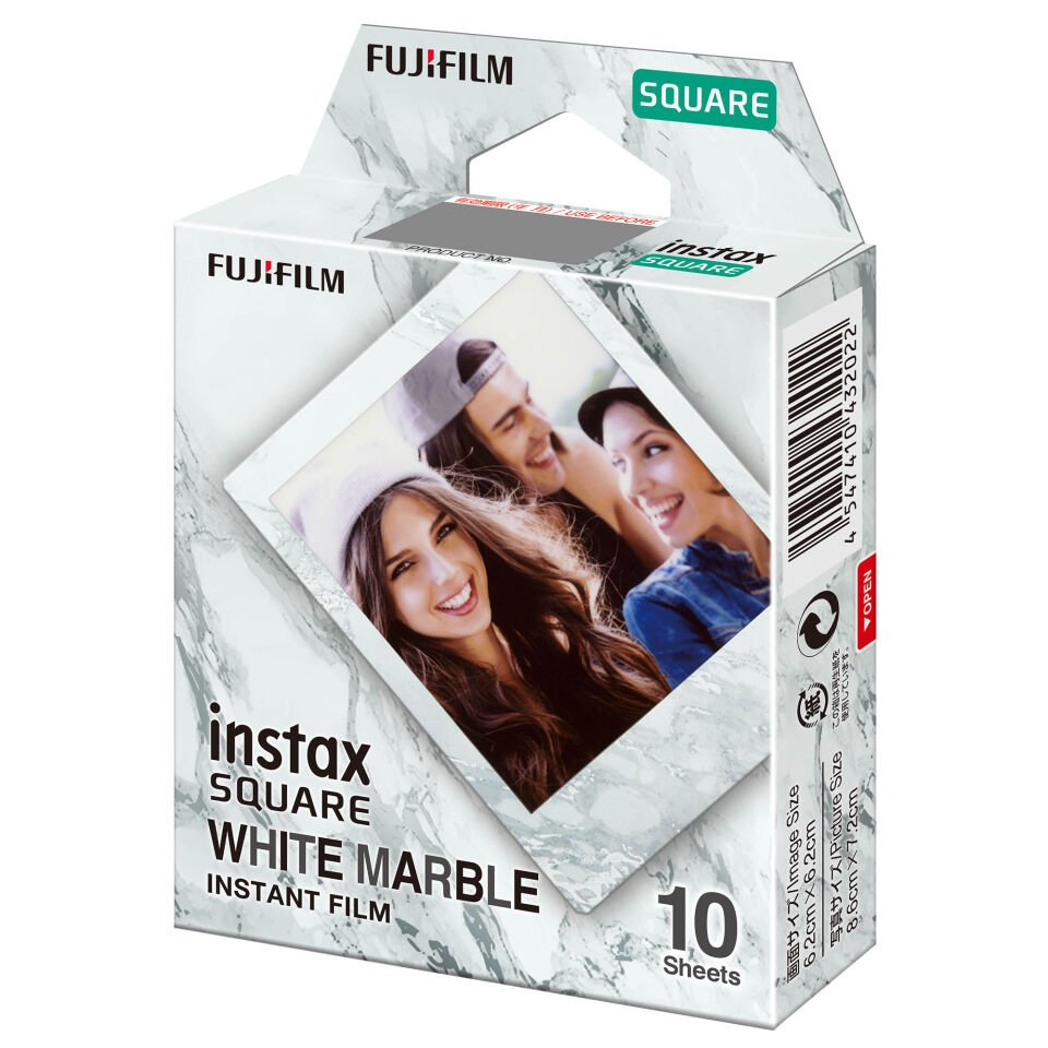 Instax Square 10'lu Film White Marble