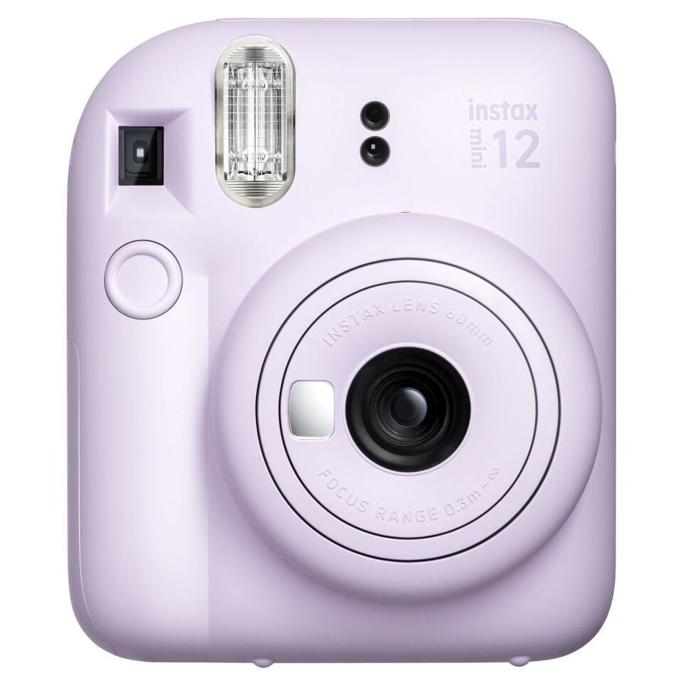 Instax Mini 12 Fotoğraf Makinesi Lila + 20'li Film ve Laporta Albüm