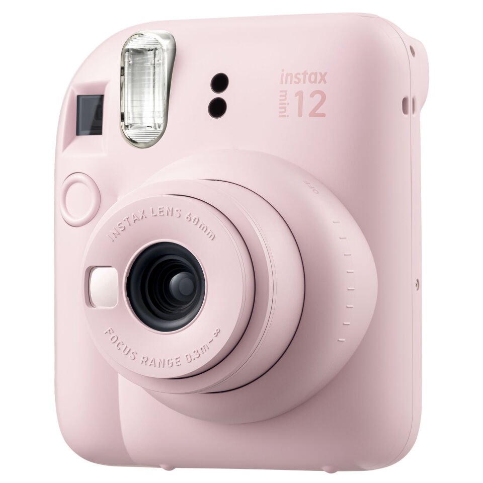 Instax Mini 12 Fotoğraf Makinesi Pembe + 20'li Film ve Laporta Albüm