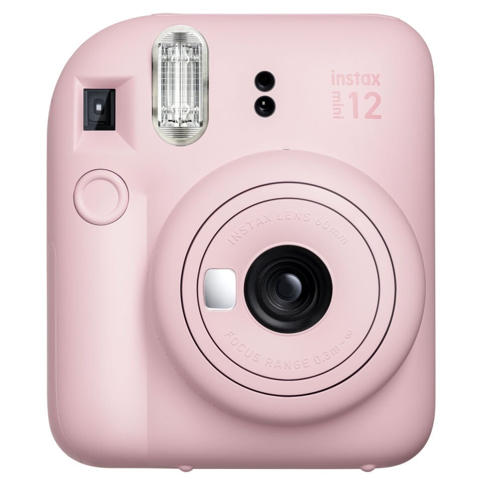 Instax Mini 12 Fotoğraf Makinesi Pembe + 20'li Film ve Laporta Albüm