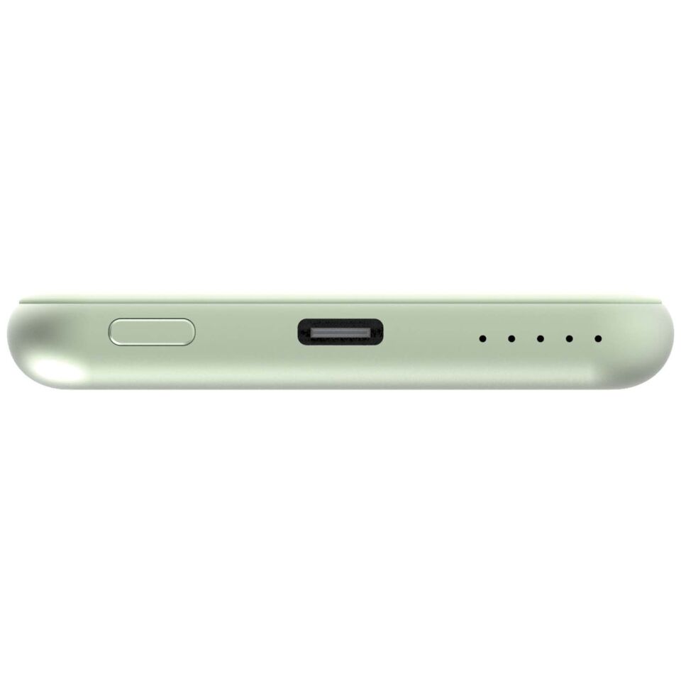 Verbatim 5000 Mah Manyetik Kablosuz (Magsafe) 15W Powerbank 20W PD Yeşil Renk Kablo Dahil-(32241)