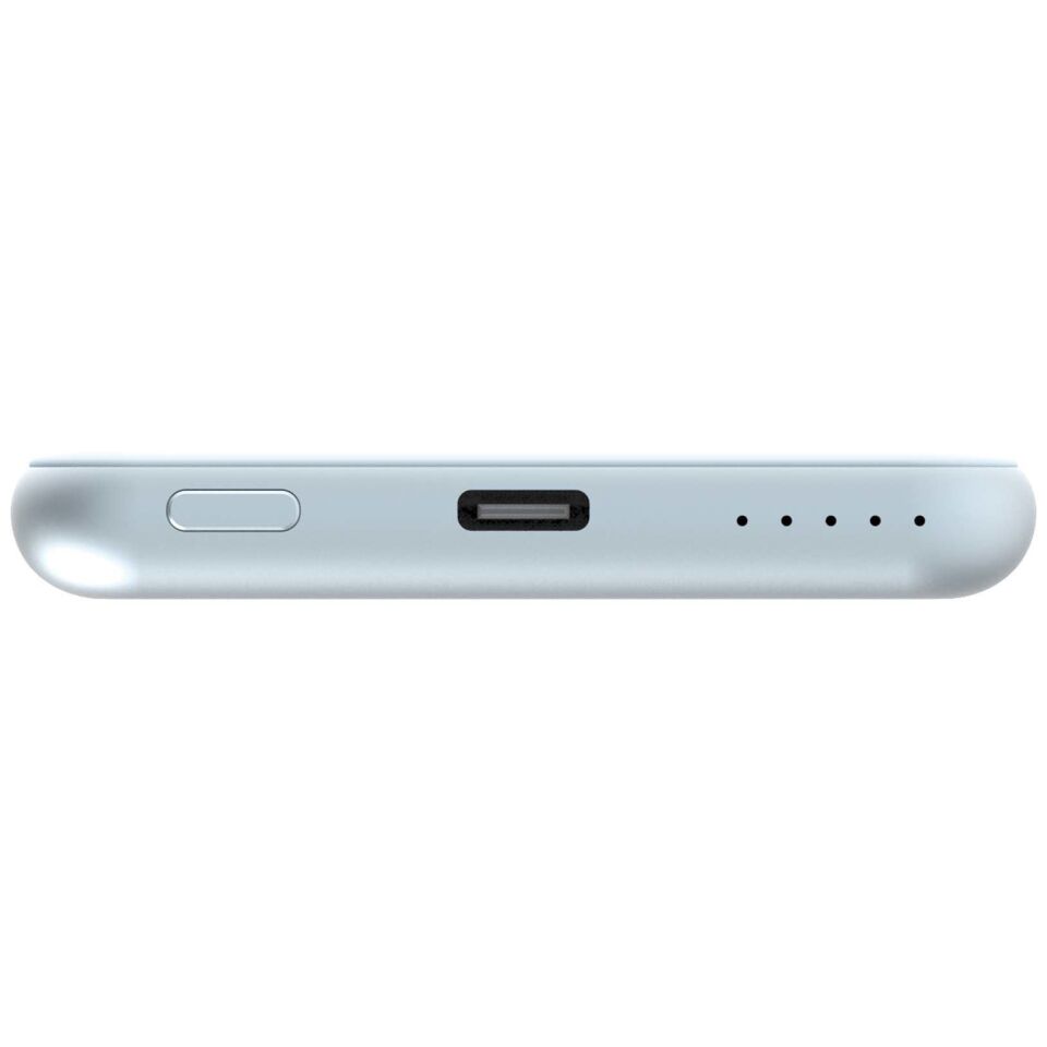 Verbatim 5000 Mah Manyetik Kablosuz (Magsafe) 15W Powerbank  20W PD Mavi Renk Kablo Dahil-(32242)