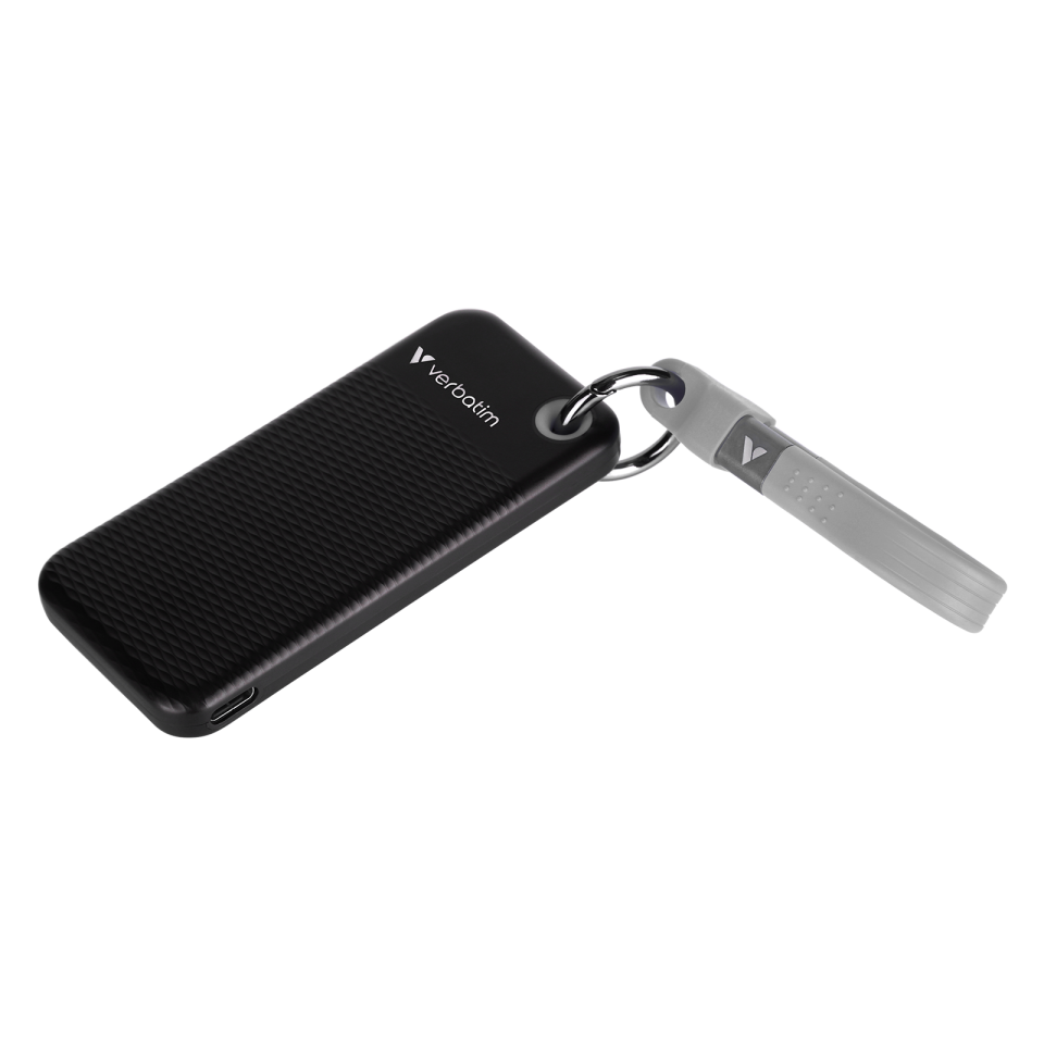 Verbatim 1 TB Pocket Mini Taşınabilir SSD Usb 3.2 - 1000MB/S-1000MB/S Siyah/ Gri Kablo Dahil-(32190)