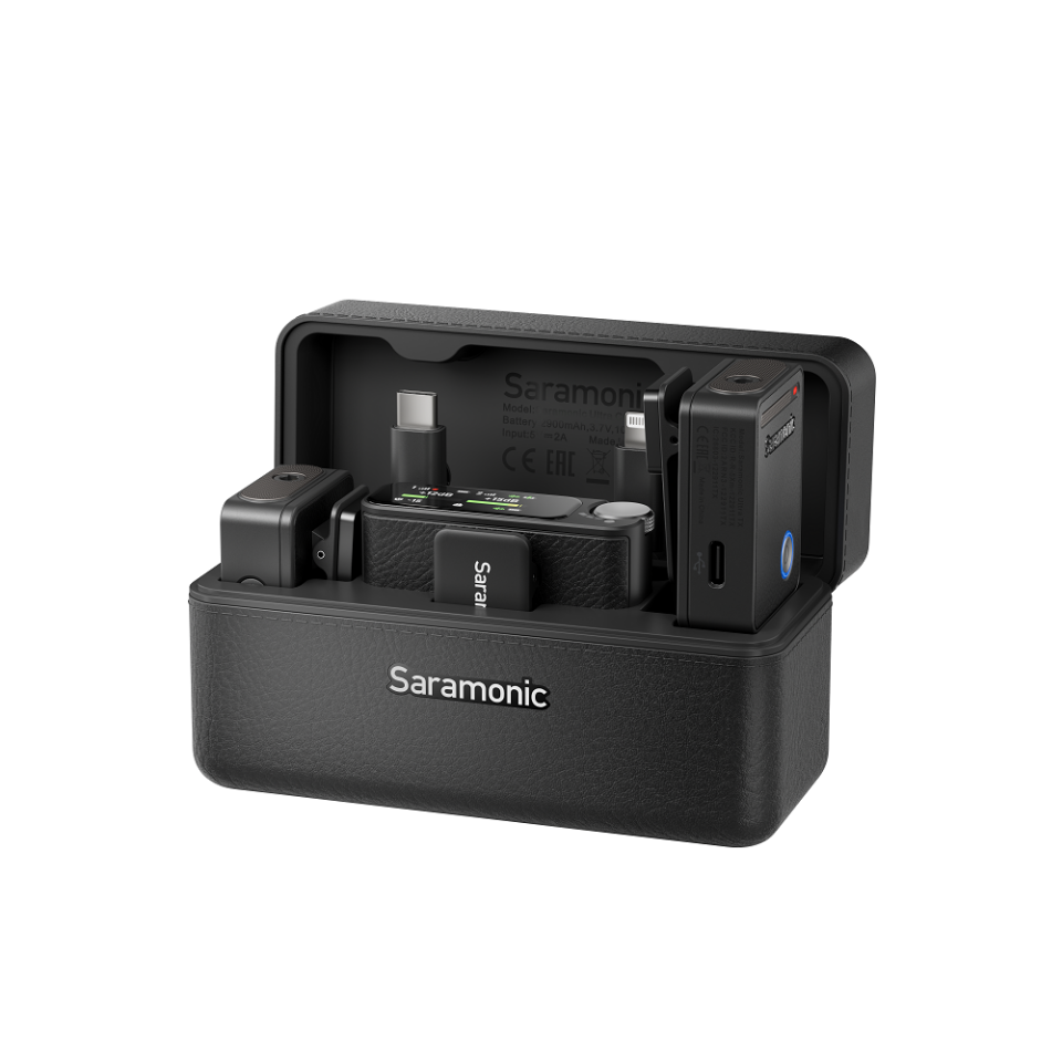 Saramonic Ultra 01 32 Bit 2 Kişilik Kablosuz Yaka Mikrofonu