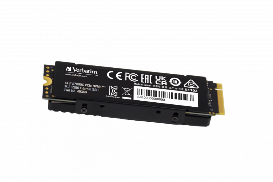 Verbatim 4 TB Dahili M2 VI 7000  SSD PCIE Gen 4 6700MB/S - 7400MB/S-(49369)