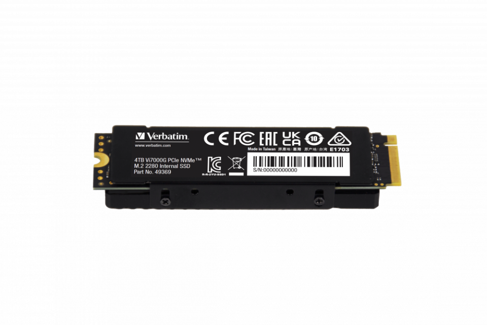 Verbatim 4 TB Dahili M2 VI 7000  SSD PCIE Gen 4 6700MB/S - 7400MB/S-(49369)