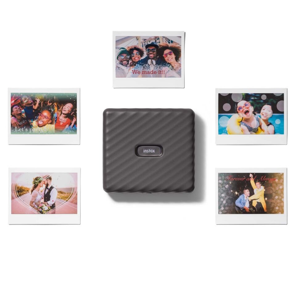 Instax Wide Link Akıllı Telefon Yazıcısı Gri ve 10'lu Film