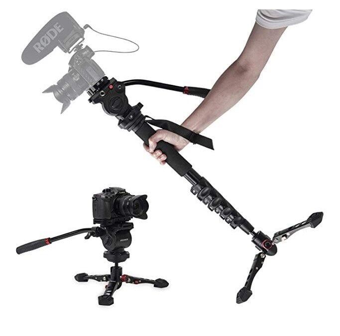 JieYang JY0518B Mandallı Kilit Sistemli Video Monopod
