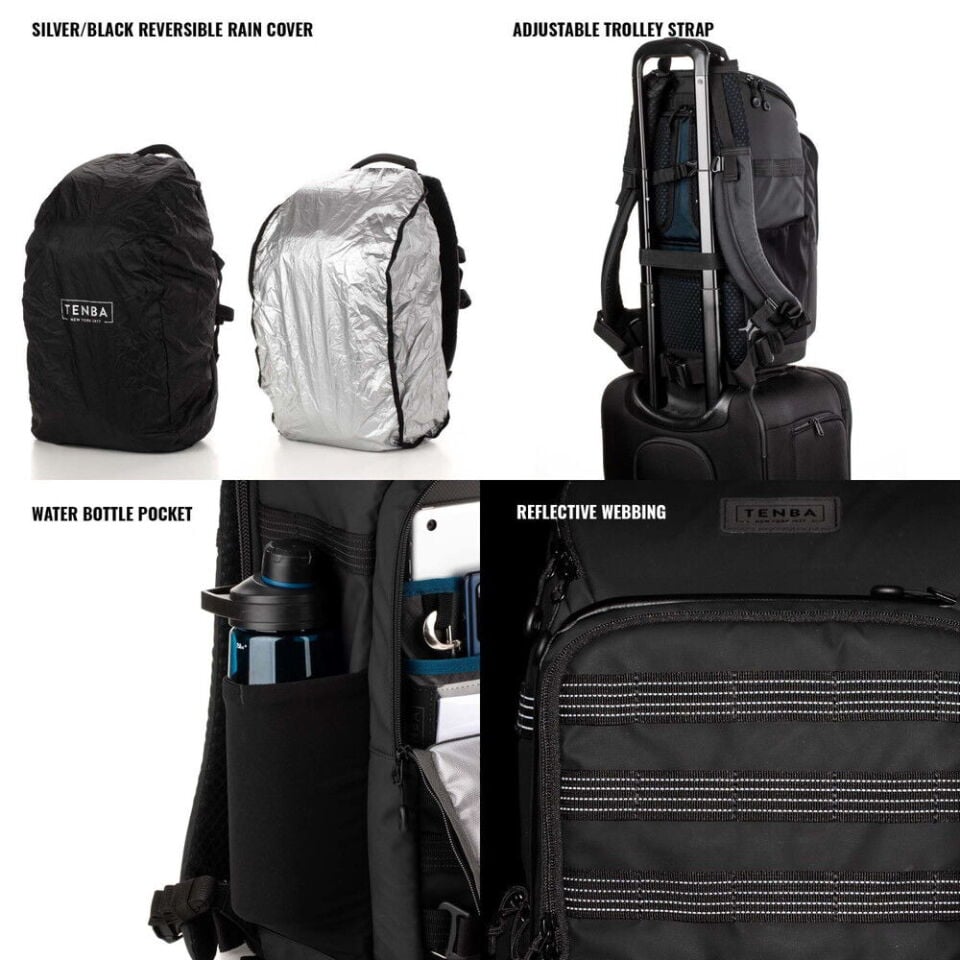 Tenba Axis V2 Multicam 16L Siyah Sırt Çantası