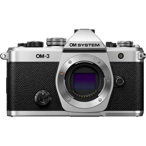 Om System OM-3 Gövde Gümüş Aynasız Lensi Değişebilir Kamera