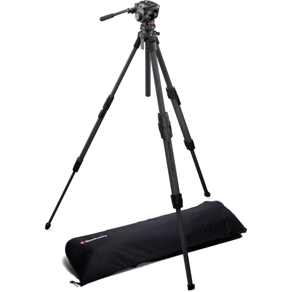 Manfrotto MKONEC-500X One Karbon Tripod ve  500X Akışkan (Fluid) Video Başlık