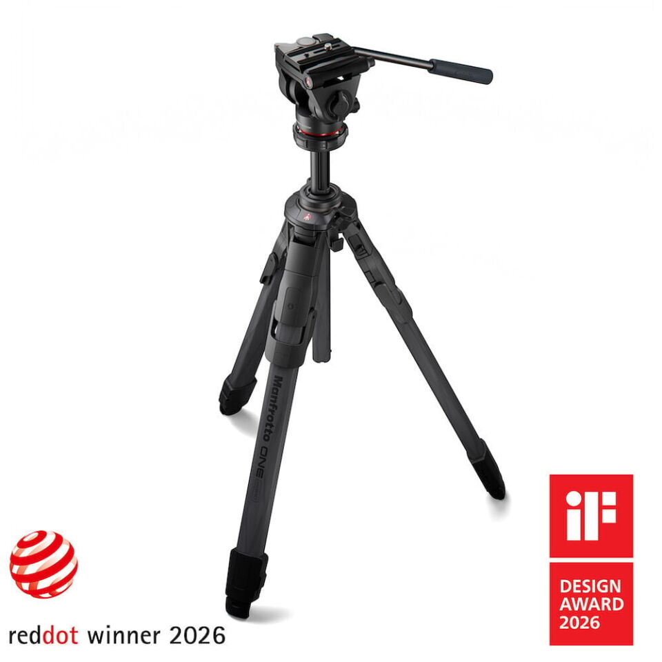 Manfrotto MKONEC-500X One Karbon Tripod ve  500X Akışkan (Fluid) Video Başlık