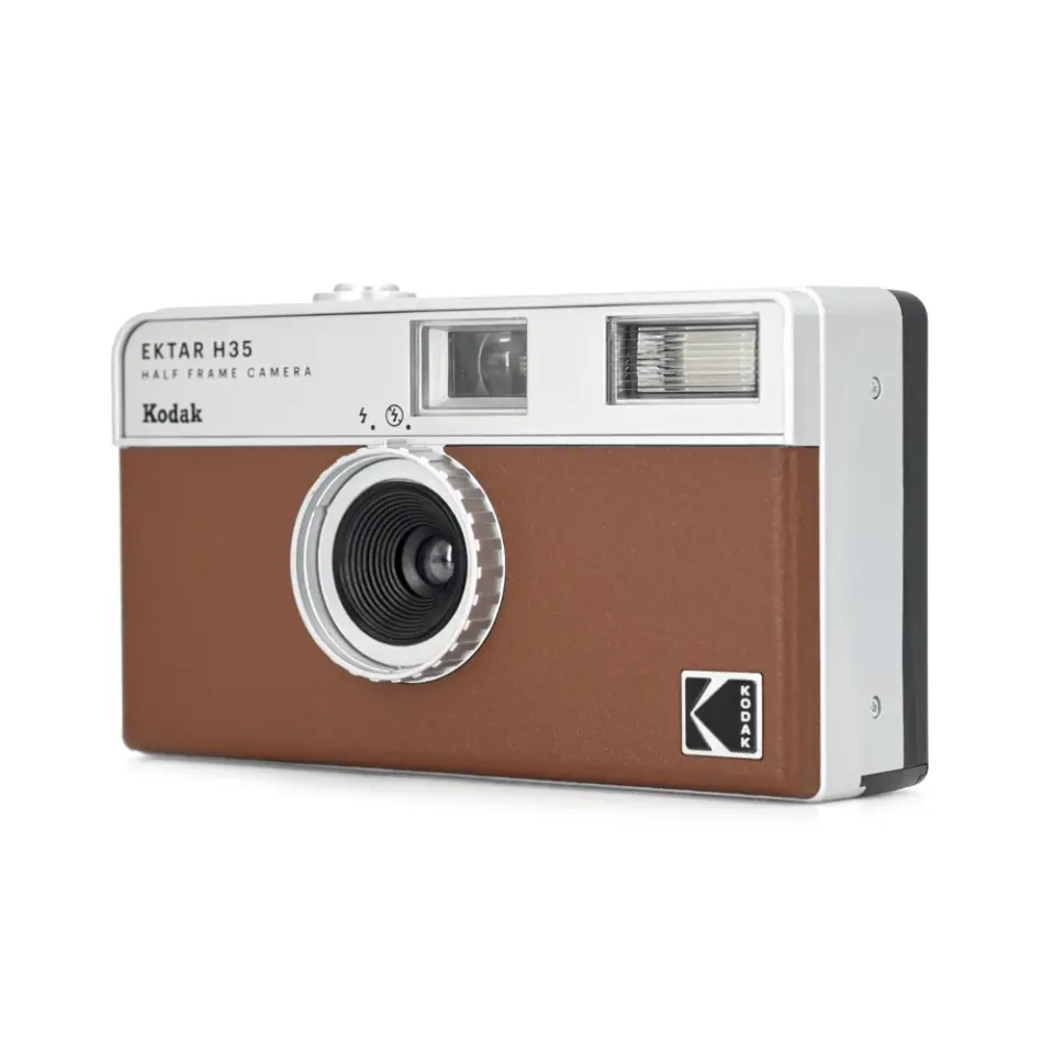 Kodak Ektar H35 135mm Filmli Fotoğraf Makinesi + Kodak Ultramax 24 Poz Film (Kahverengi)