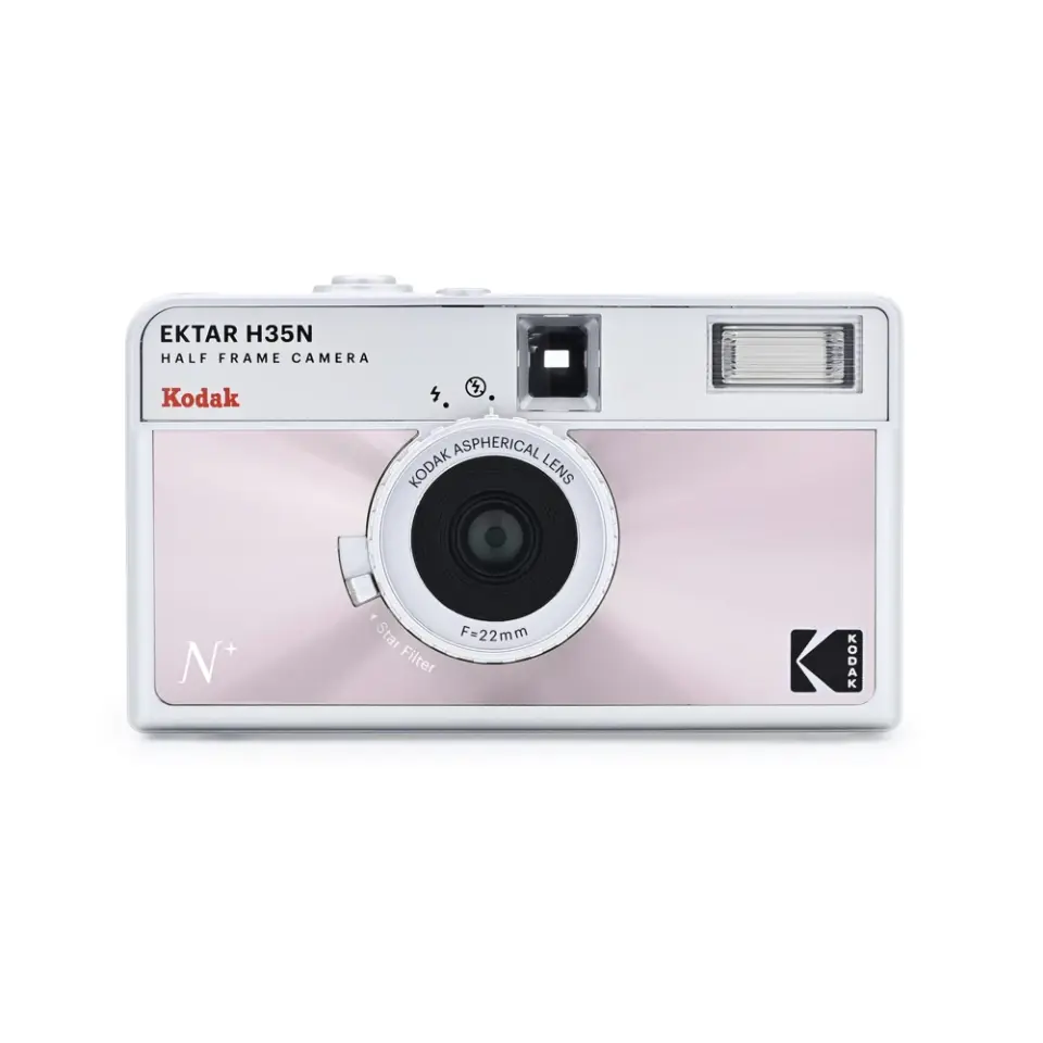 Kodak Ektar H35 135mm Filmli Fotoğraf Makinesi + Kodak Ultramax 24 Poz Film (Pembe)