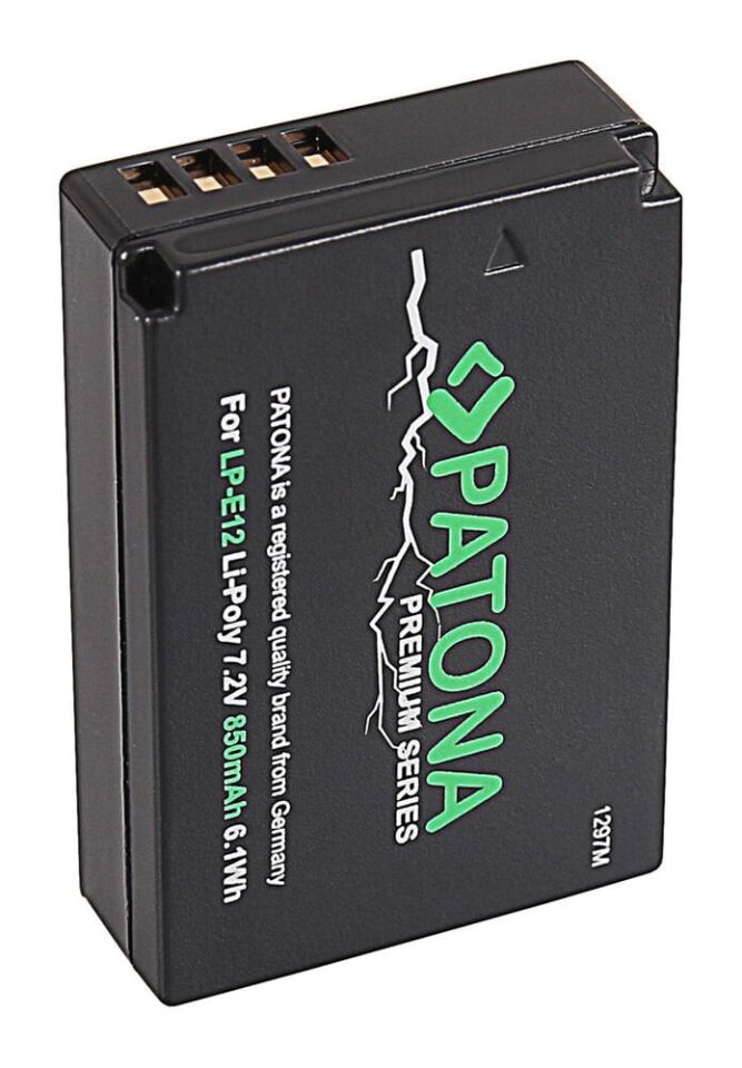 Patona 1297 Premium Batarya Canon LP-E12
