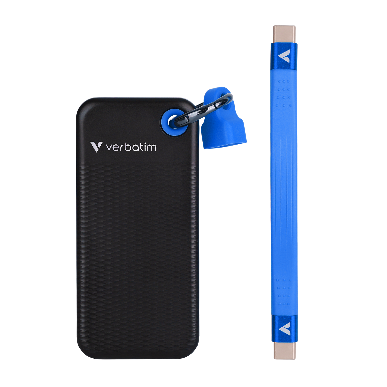 Verbatim 1 TB Pocket Mini Taşınabilir SSD Usb 3.2 - 1000MB/S-1000MB/S Siyah/ Mavi Kablo Dahil-(321901)