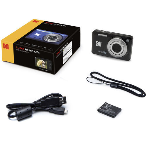 Kodak Friendly Zoom FZ55 Dijital Fotoğraf Makinesi Siyah