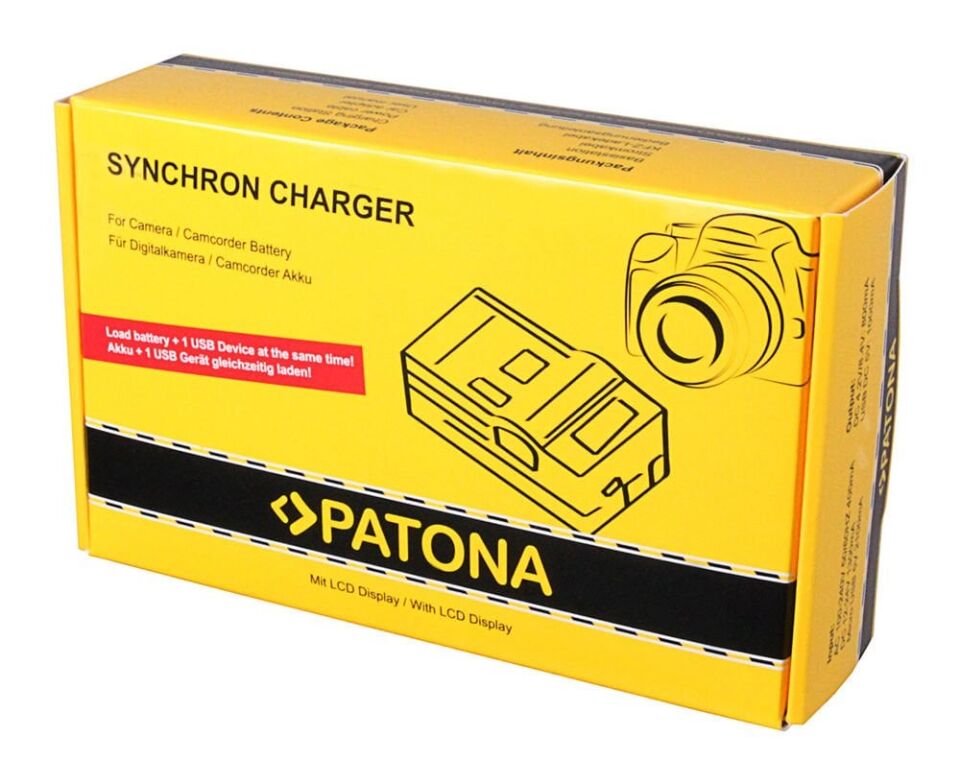 Patona 4629 Standart Seri Synchron Usb Şarj Aleti Canon Lp-E10 With Lcd