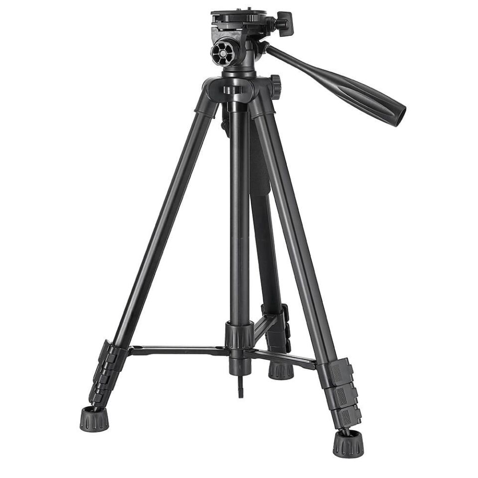 Kingjoy Vt-860Scb Uzaktan Kumandali + Cep Telefonu Standli Video Tripodu Siyah (Large)