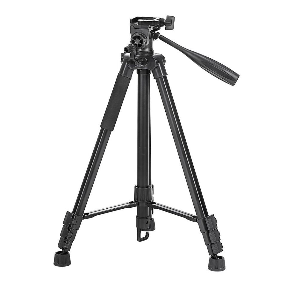 Kingjoy Vt-860Scb Uzaktan Kumandali + Cep Telefonu Standli Video Tripodu Siyah (Large)