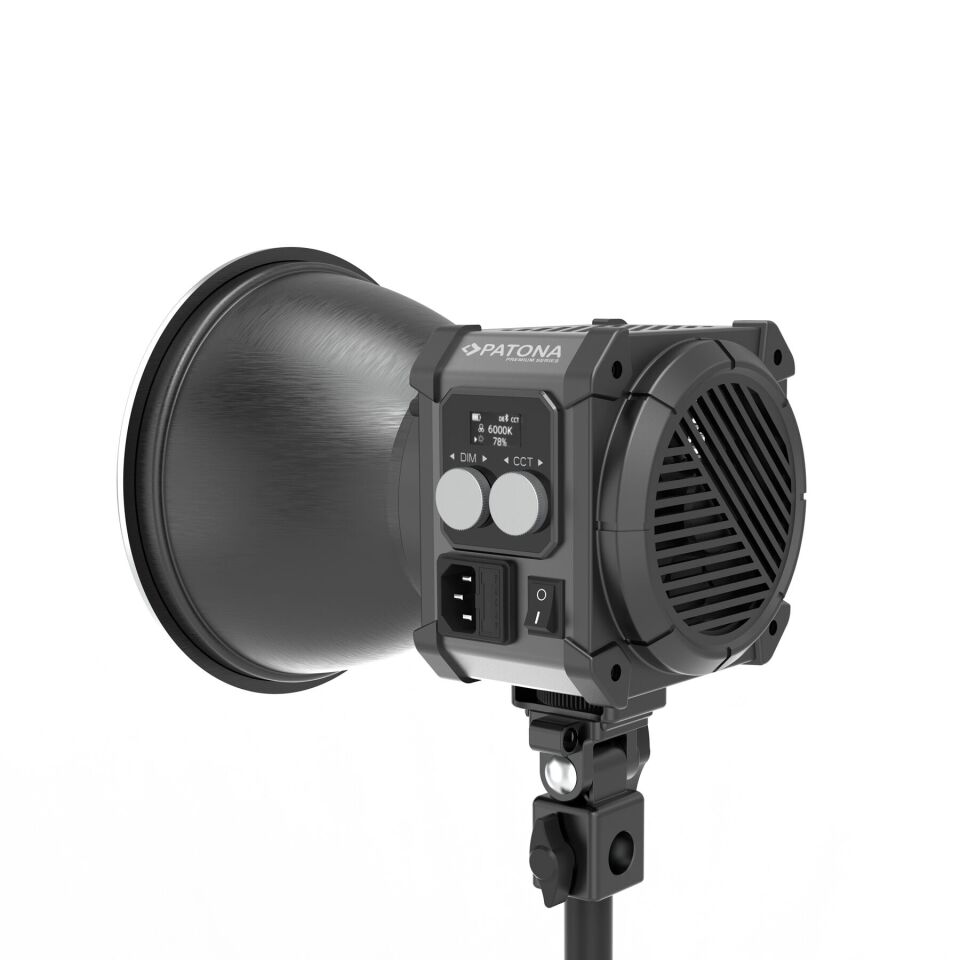 Patona 4172 Premium Sq200RGB Led-Video Işığı 200W Cob Sert Kılıf