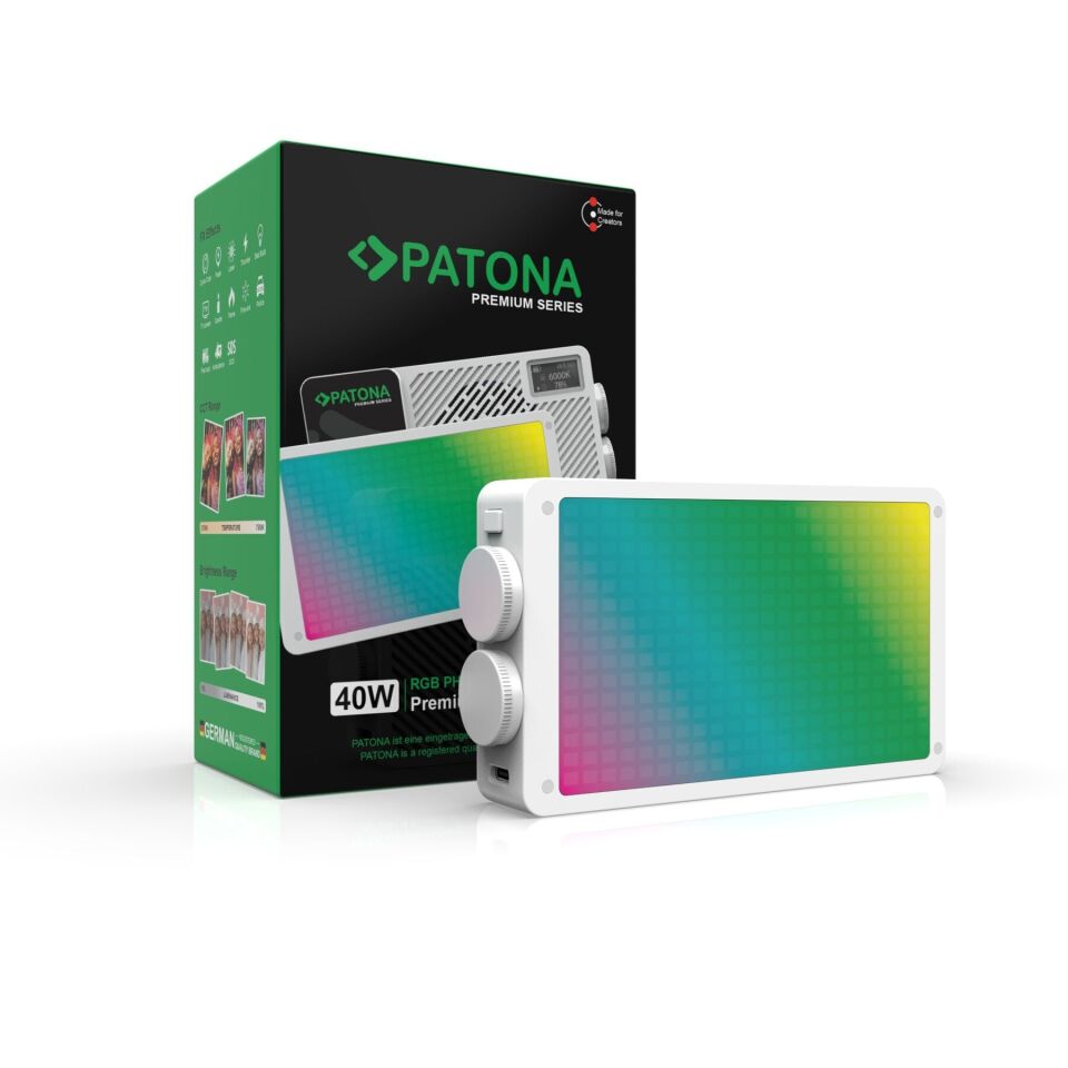 Patona 4175 Premium SR40 Rgb Led Foto/Video Işığı