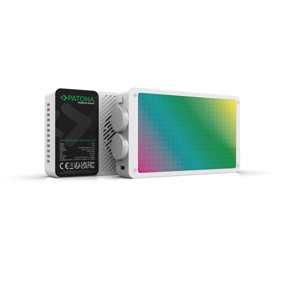 Patona 4175 Premium SR40 Rgb Led Foto/Video Işığı