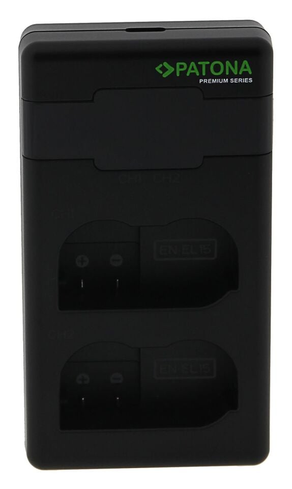 Patona 161965 Premium Twin Performans Pd Şarj Aleti Nikon En-El15 İncl. Usb-C Cable