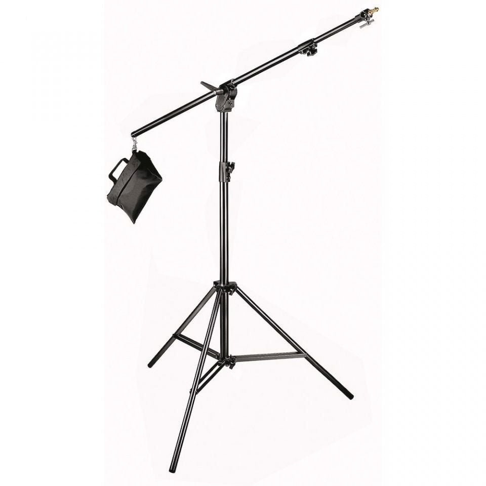 Manfrotto 420B Boom veya Işık Ayağı Kullanımı - Boş Ağırlık Çantası ile