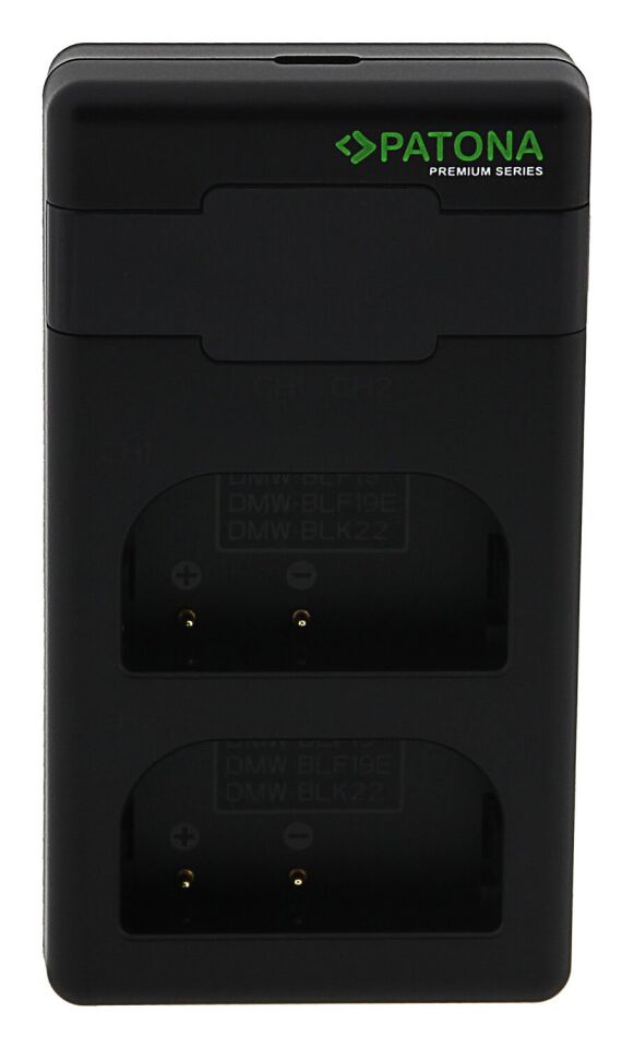 Patona 161942 Premium Twin Performans Pd Şarj Aleti Panasonic Dmw-Blf-19 İncl. Usb-C Cable