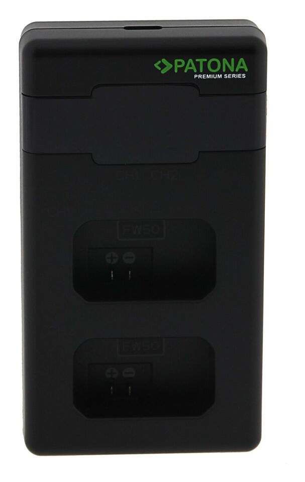 Patona 161964 Premium Twin Performans Pd Şarj Aleti Sony Np-Fw50 İncl. Usb-C Cable