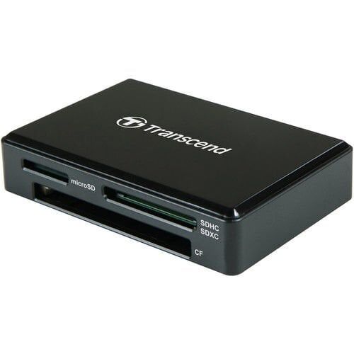 Transcend Kart Okuyucu SD,MicroSD ve CF USB 3.1 TYPE C Siyah