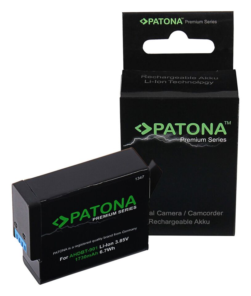 Patona 1347 Premium Batarya GoPro Hero 9, Hero 10, Hero 11