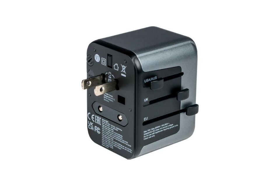 Verbatim Evrensel Seyahat Şarj Adaptörü UTA-03 2 x Usb-C ve 2 x Usb-A-(49545)