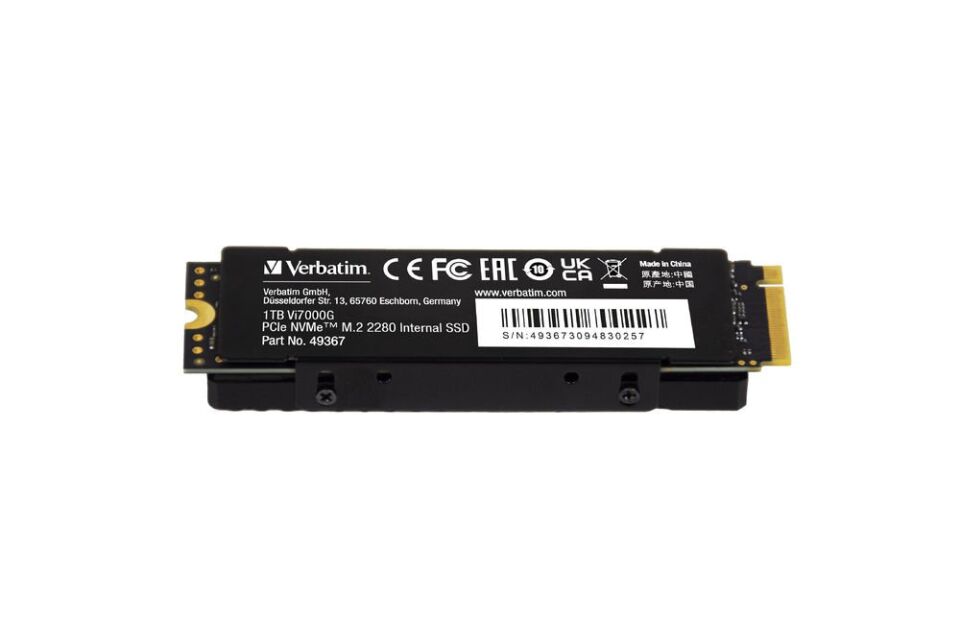Verbatim 1 TB Dahili M2 VI 7000  SSD PCIE Gen 4 6700MB/S - 7400MB/S-(49367)