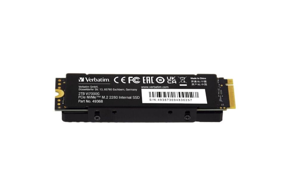 Verbatim 2 TB Dahili M2 VI 7000  SSD PCIE Gen 4 6700MB/S - 7400MB/S-(49368)