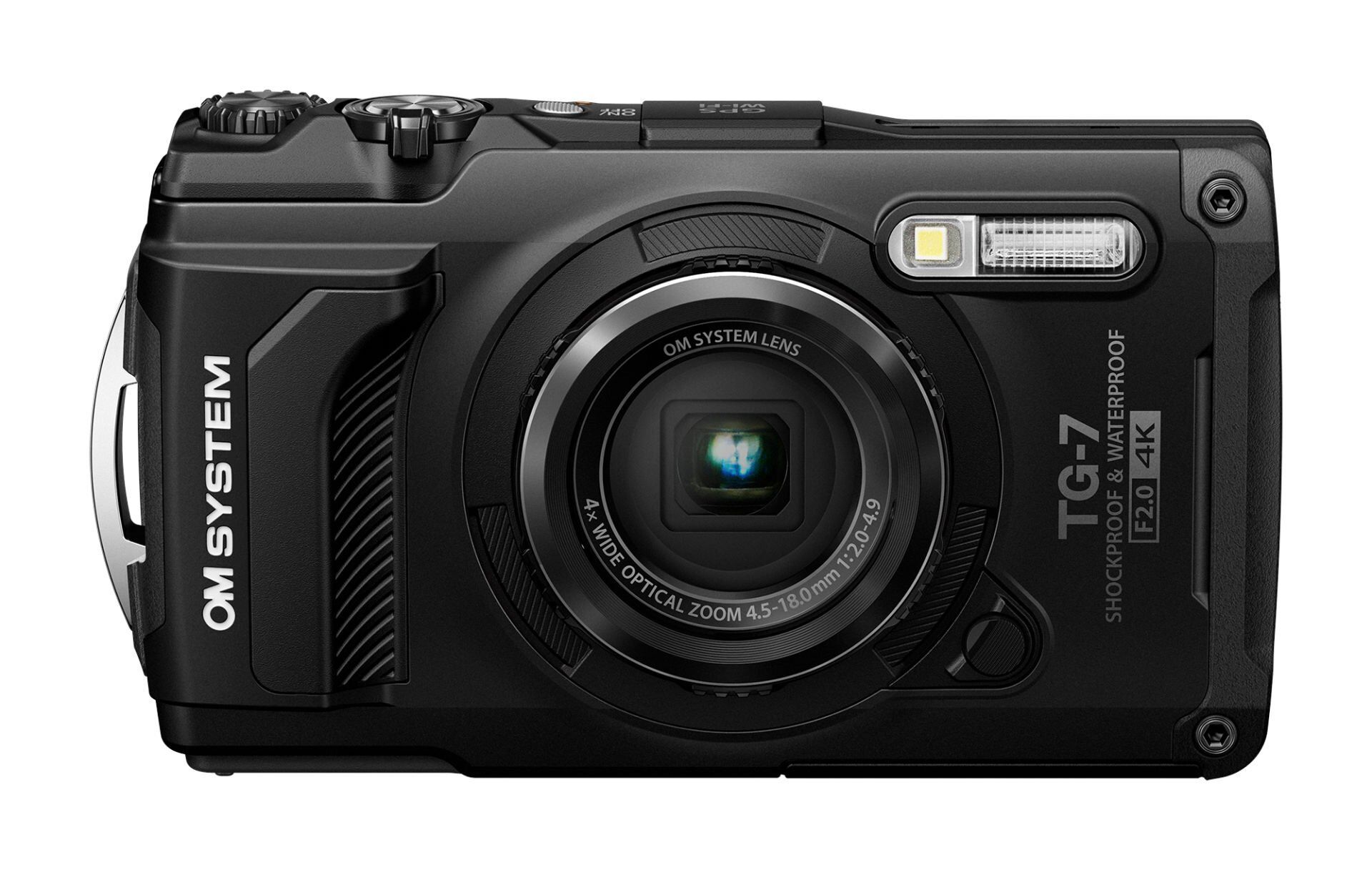 OM System TG-7 Zor Koşullara Dayanıklı Kompakt Fotoğraf Makinesi 4x Zoom F2.0 Siyah