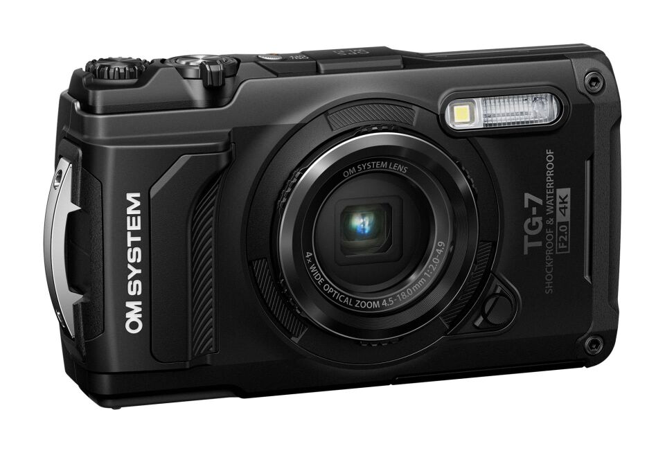 OM System TG-7 Zor Koşullara Dayanıklı Kompakt Fotoğraf Makinesi 4x Zoom F2.0 Siyah