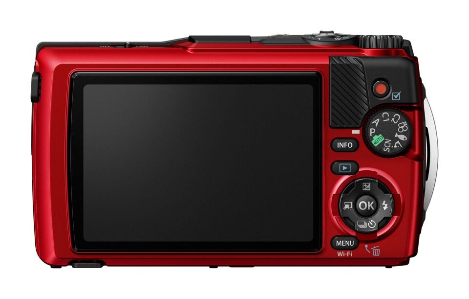 OM System TG-7 Zor Koşullara Dayanıklı Kompakt Fotoğraf Makinesi 4x Zoom F2.0 Kırmızı