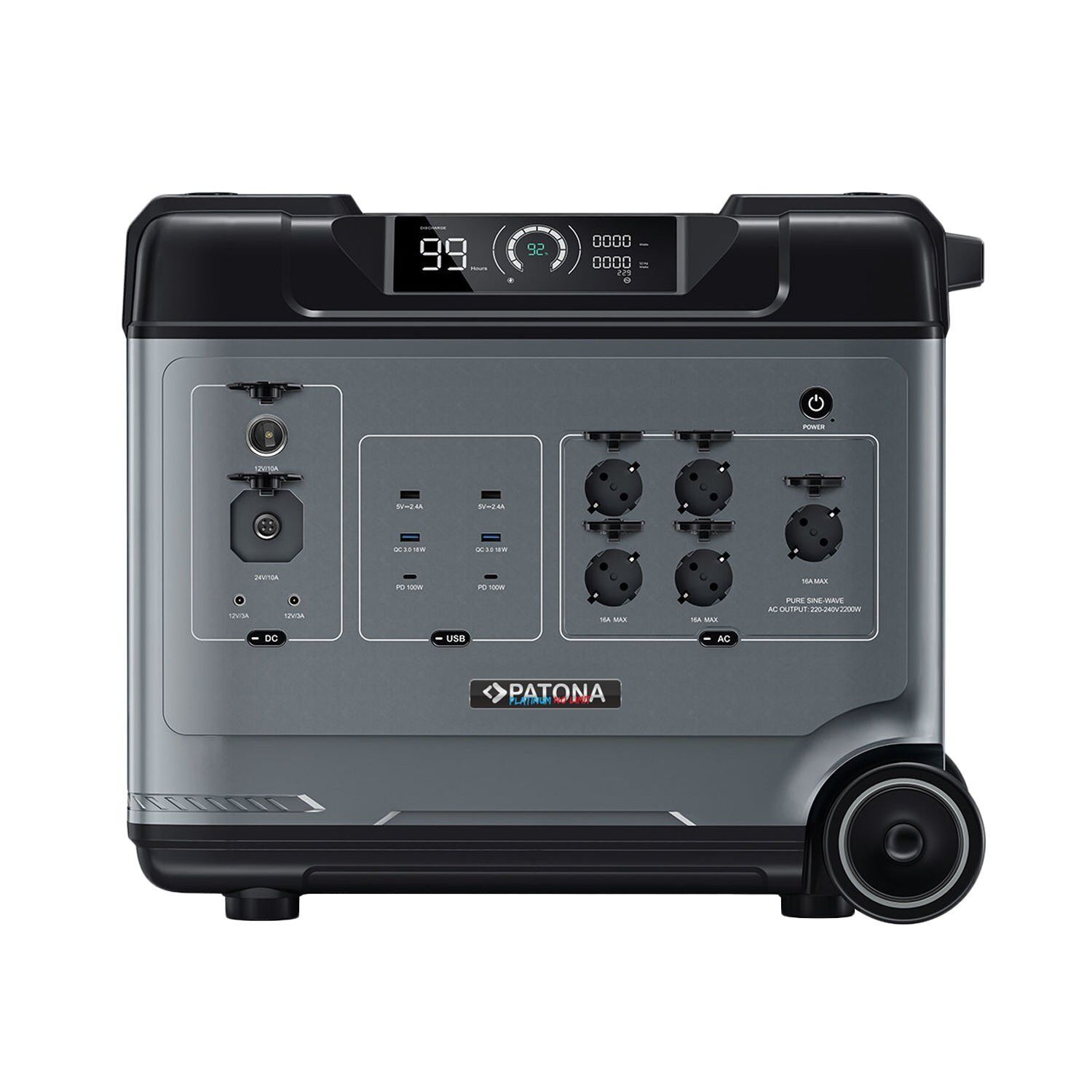 Patona 9973 Platinum Powerstation Autarc 5000 Pd100W Lifepo4