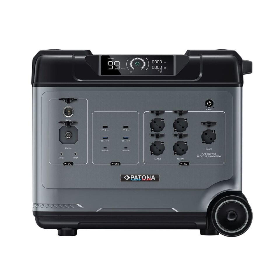 Patona 9973 Platinum Powerstation Autarc 5000 Pd100W Lifepo4