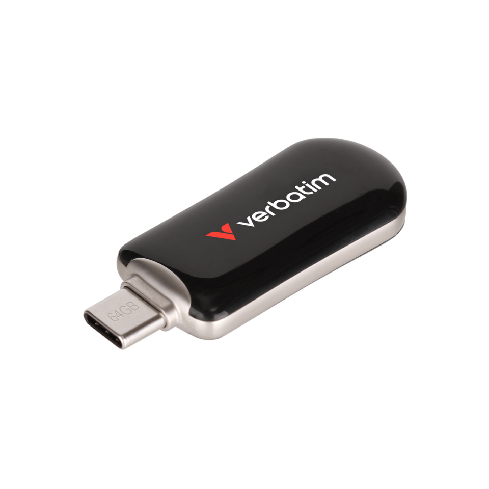 Verbatim 64 GB Plectra Usb-C Usb Flash Bellek Siyah Renk-(30224)