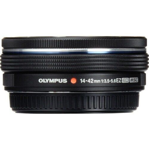 OM System 14-42mm Elektronik Zoom Pancake Siyah Objektif