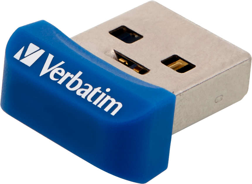 Verbatim 64 GB Store&Stay Usb-A 3.2 Nano Flash Bellek Mavi Renk-(98711)